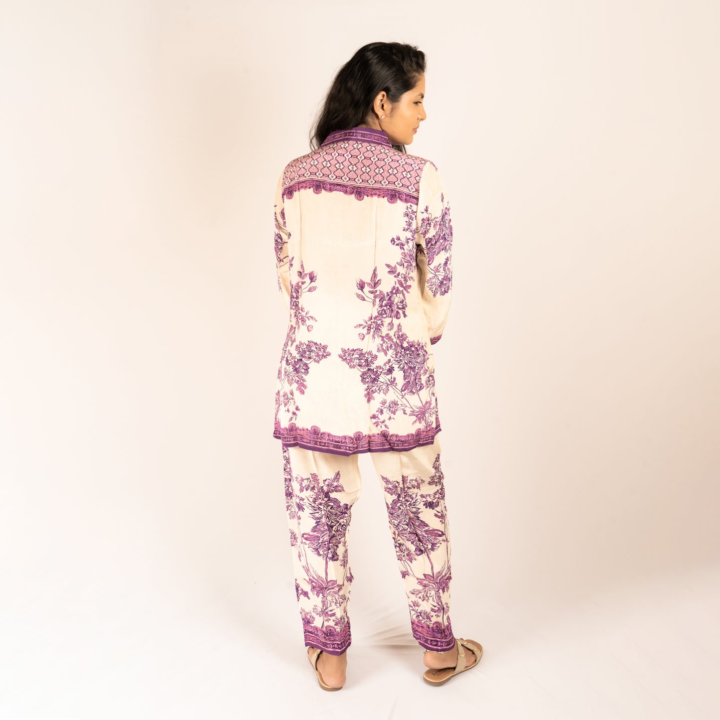Floral crepe co-ord set