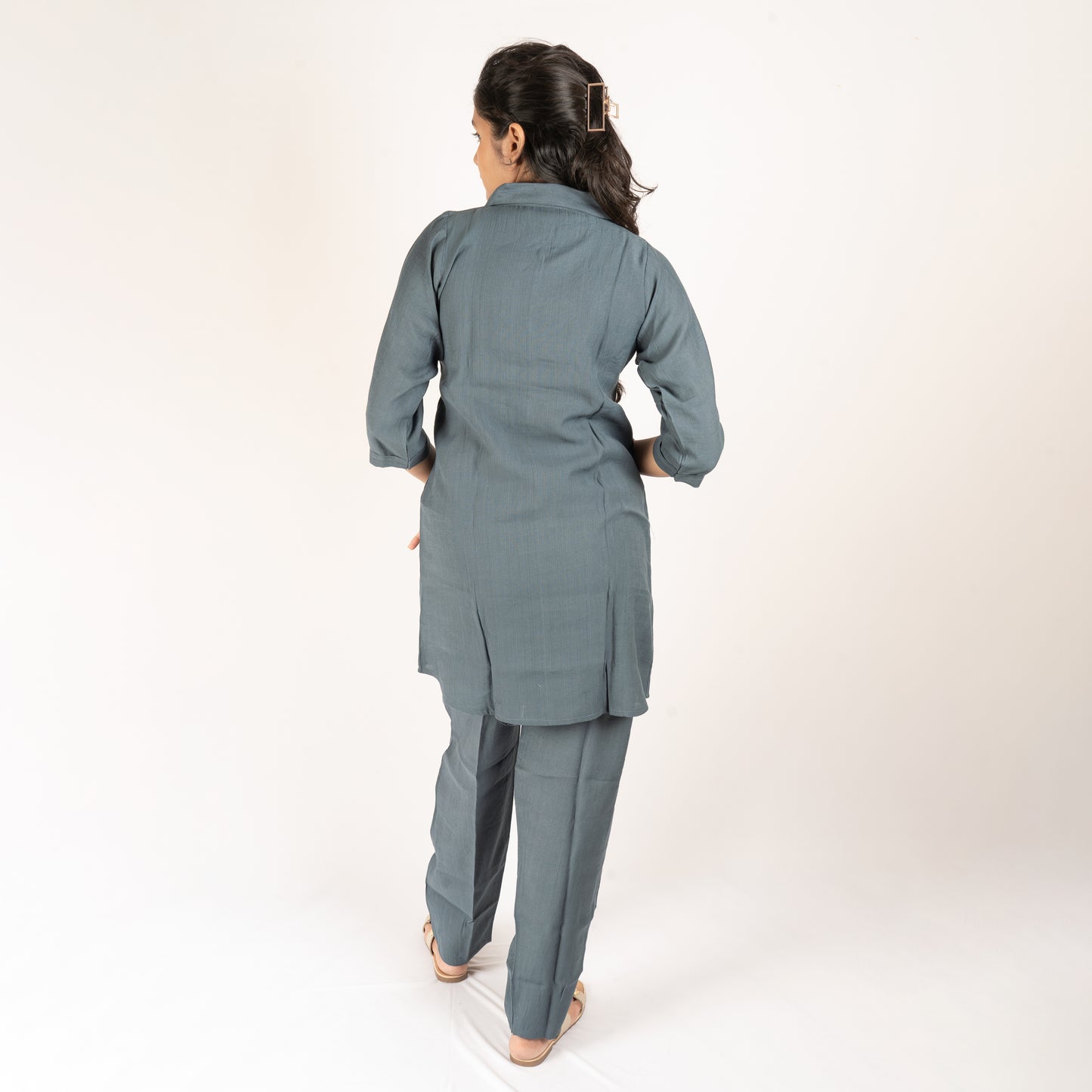 Embroidery cotton co-ord set