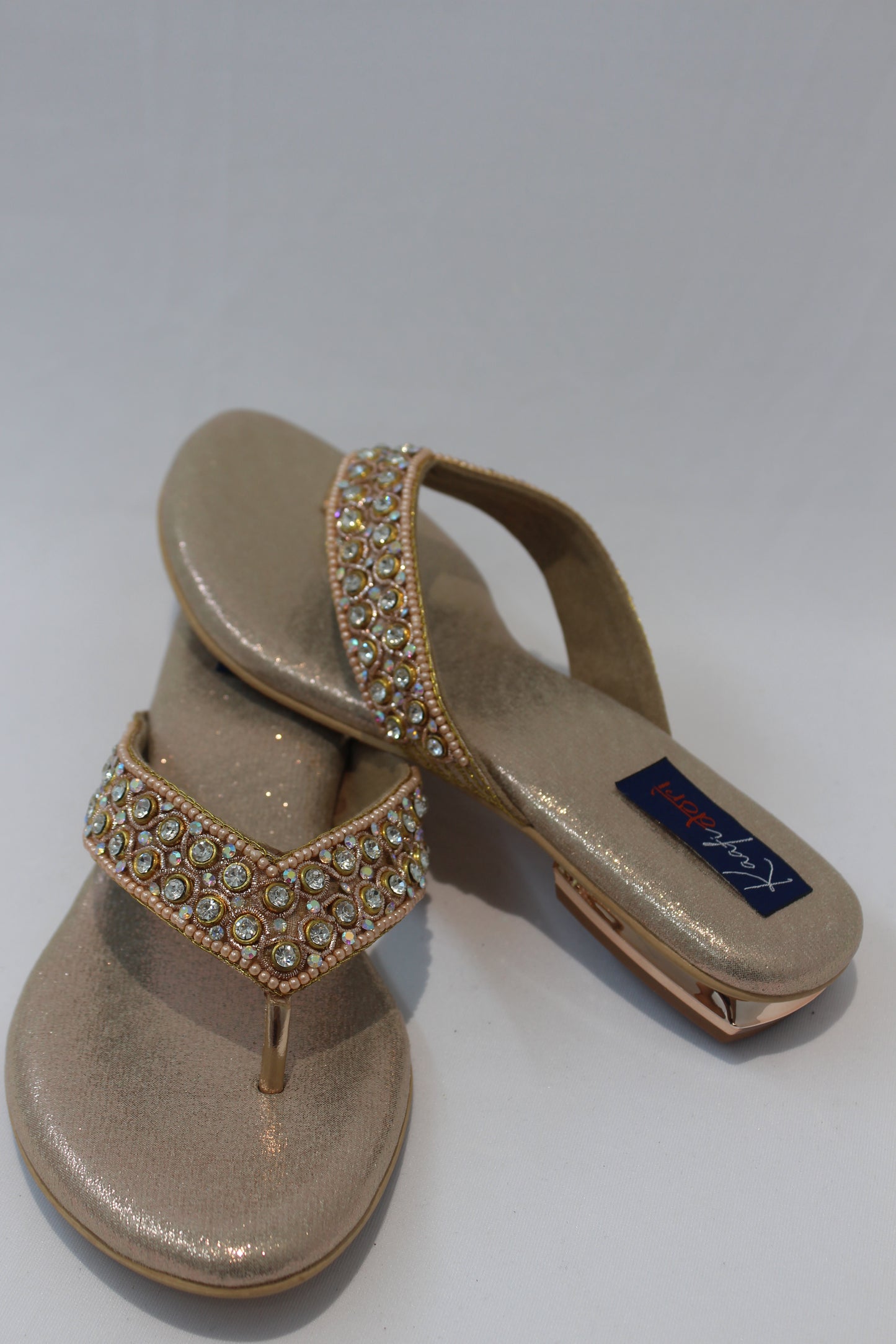 Rose Gold flats