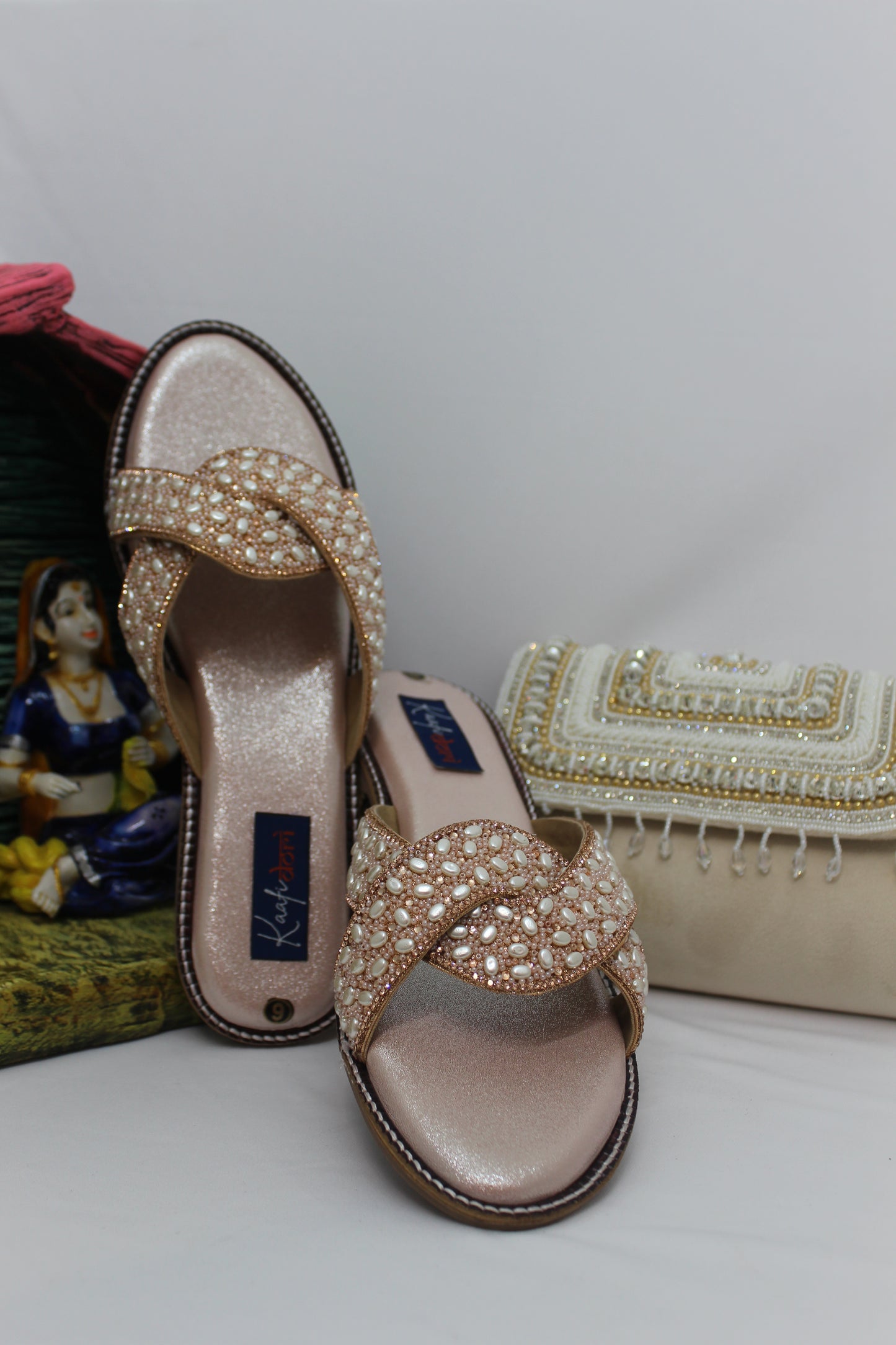 Rose Gold flats by KaafiDori