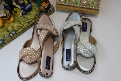 Silver flats by Kaafi Dori