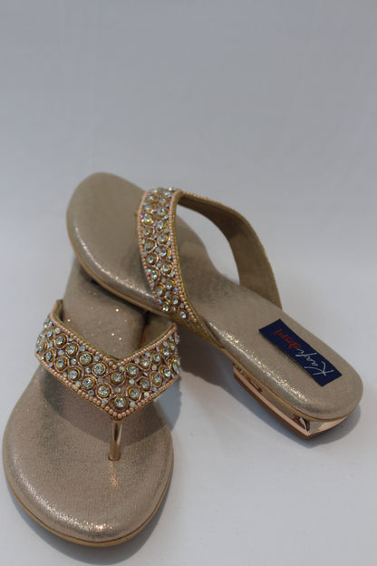 Rose Gold flats