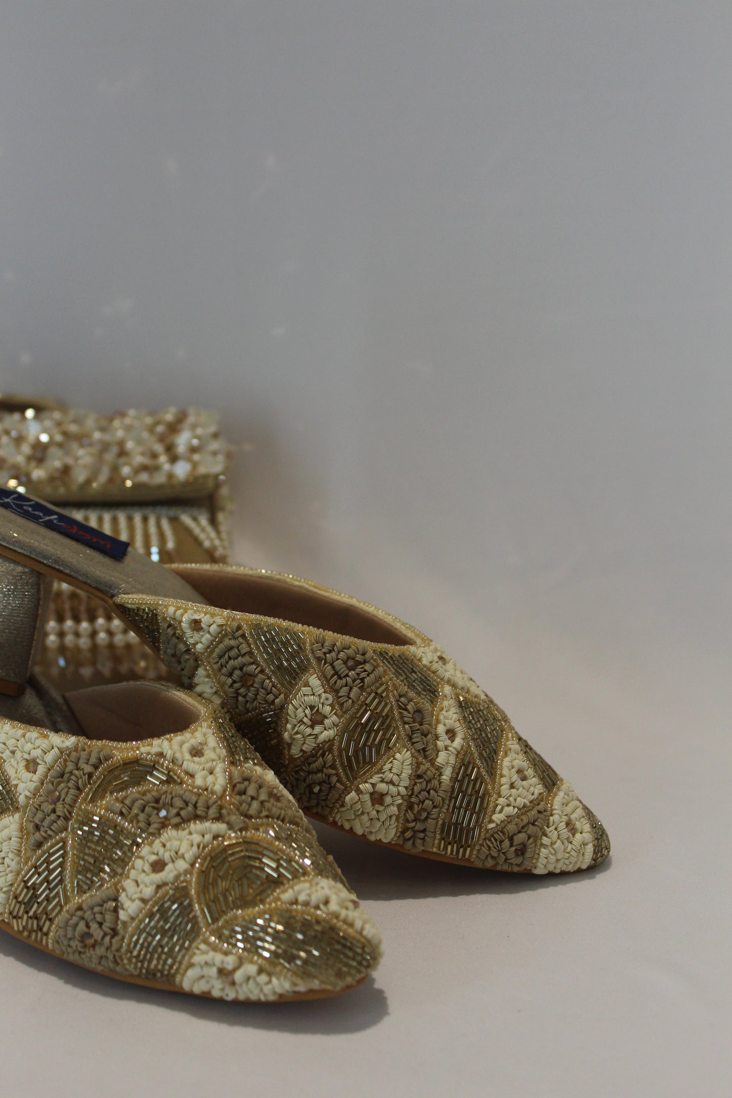 Gold Heel Mojri