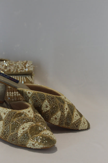 Gold Heel Mojri