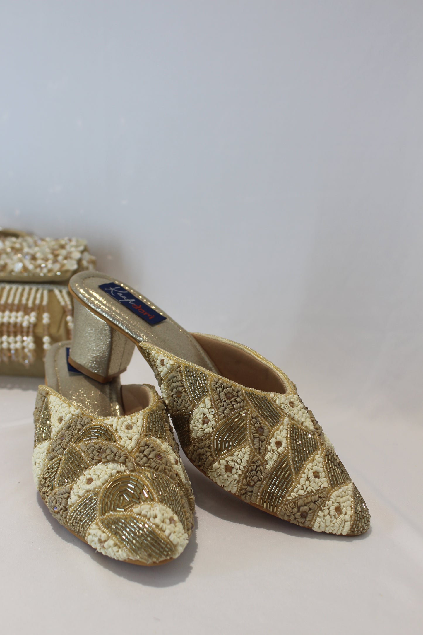 Gold Heel Mojri